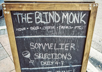 blind monk pet friendly restaurant